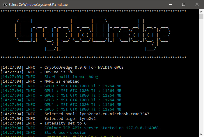 CryptoDredge 0.9.0 with new algorithms support