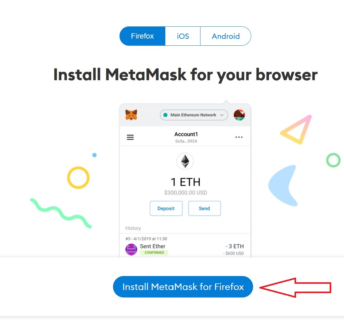Metamask ether wallet official website