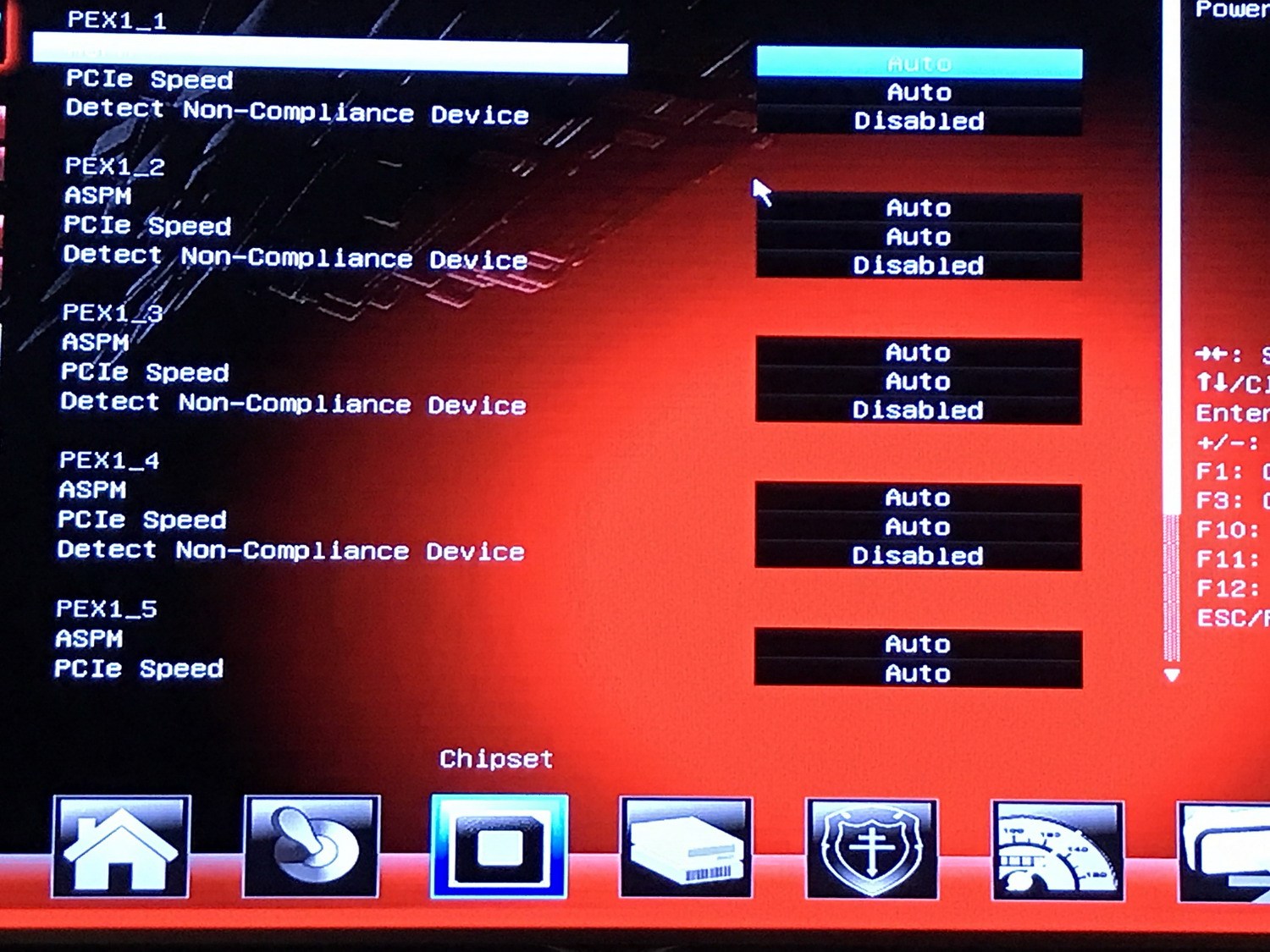 bios configure for gpu mining rig