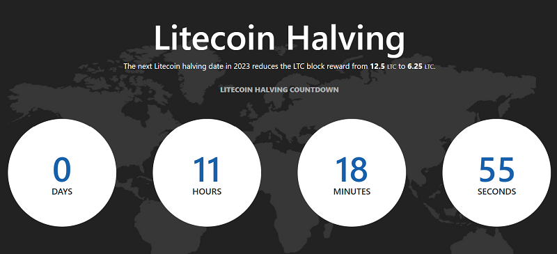 litecoin halving 2023