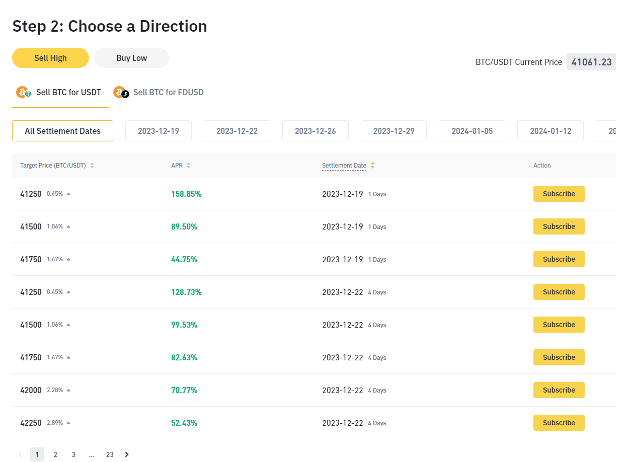 dual investment binance sell expensive