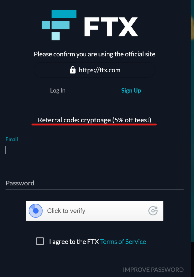 ftx.com registro código de referencia cryptoage