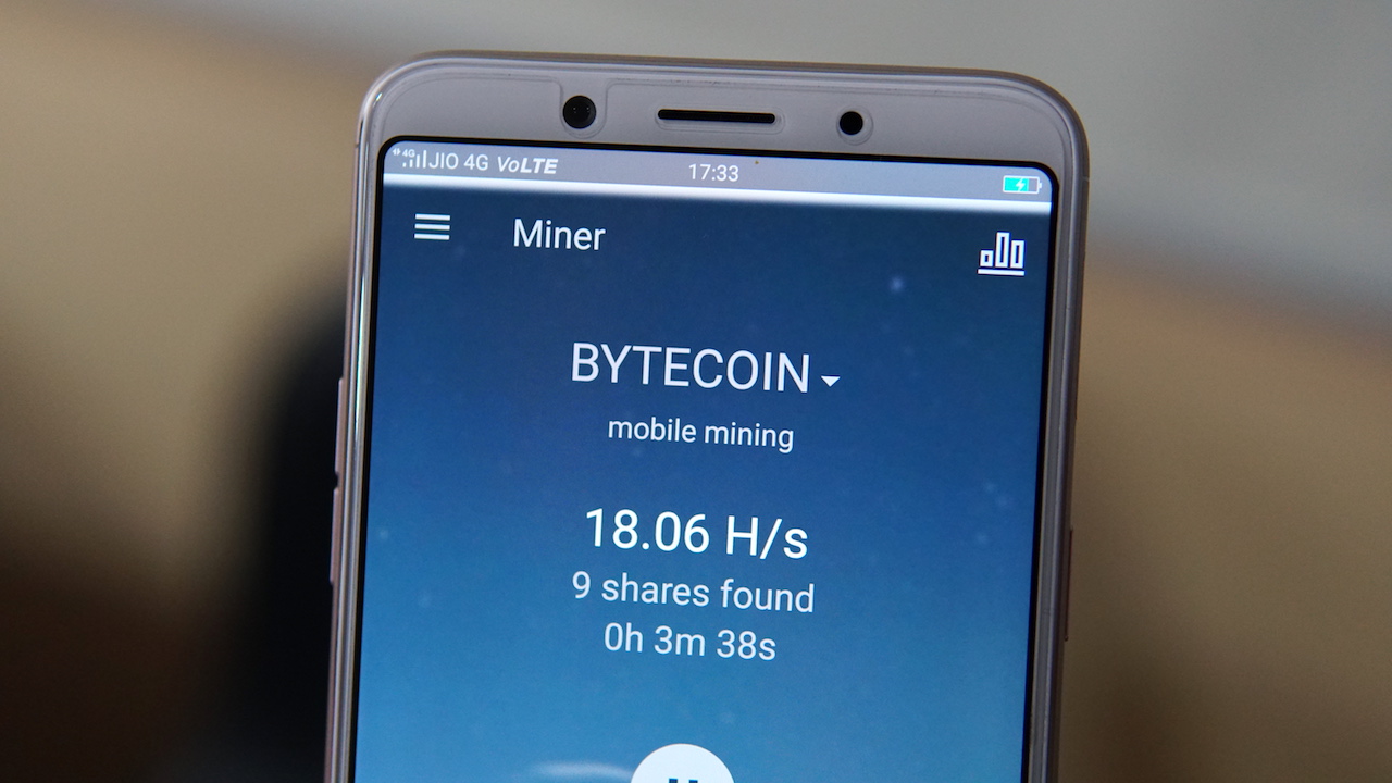 Mining on smartphone