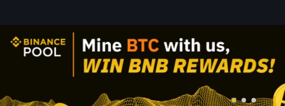Binance Pool will give out 1000 BNB (16,700 USD) to miners ...
