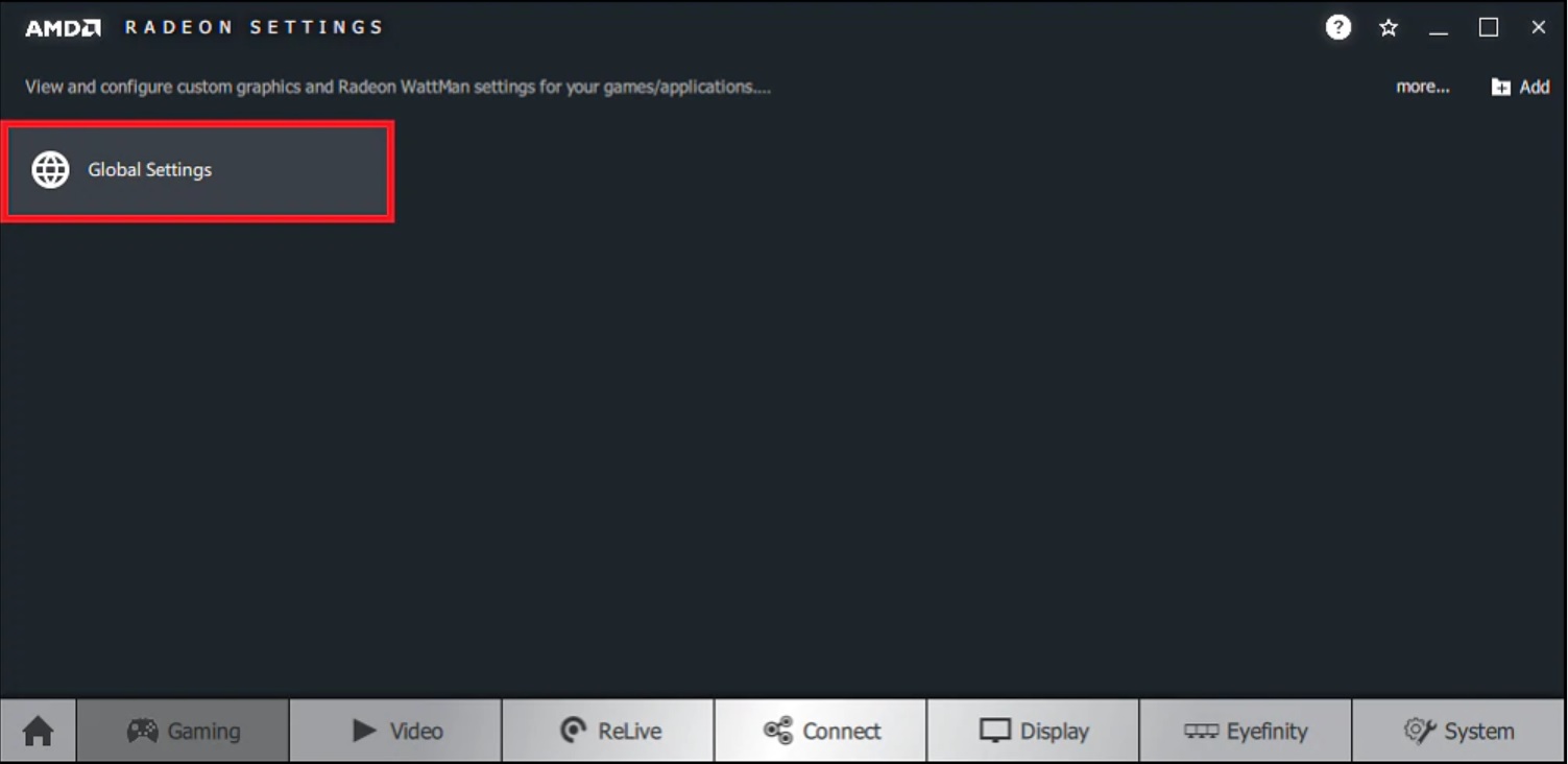 amd adrenalin control panel adjust scaling