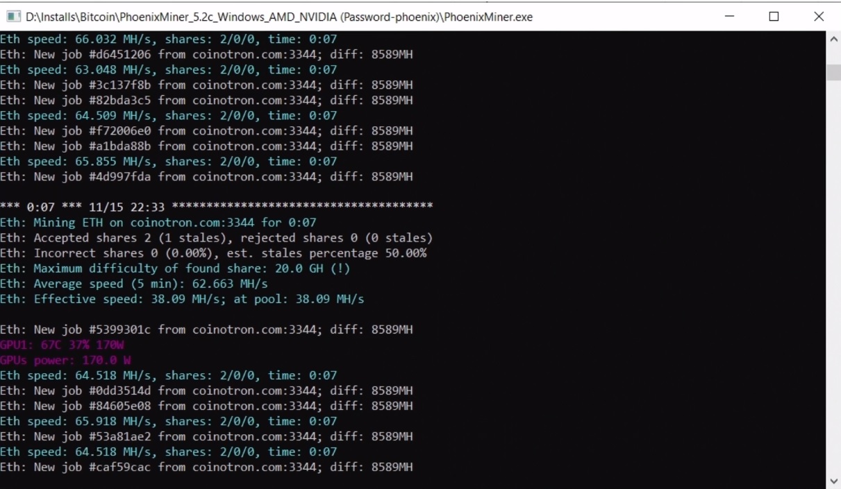 AMD Radeon RX 6800 and RX 6800XT the first test in the mining of