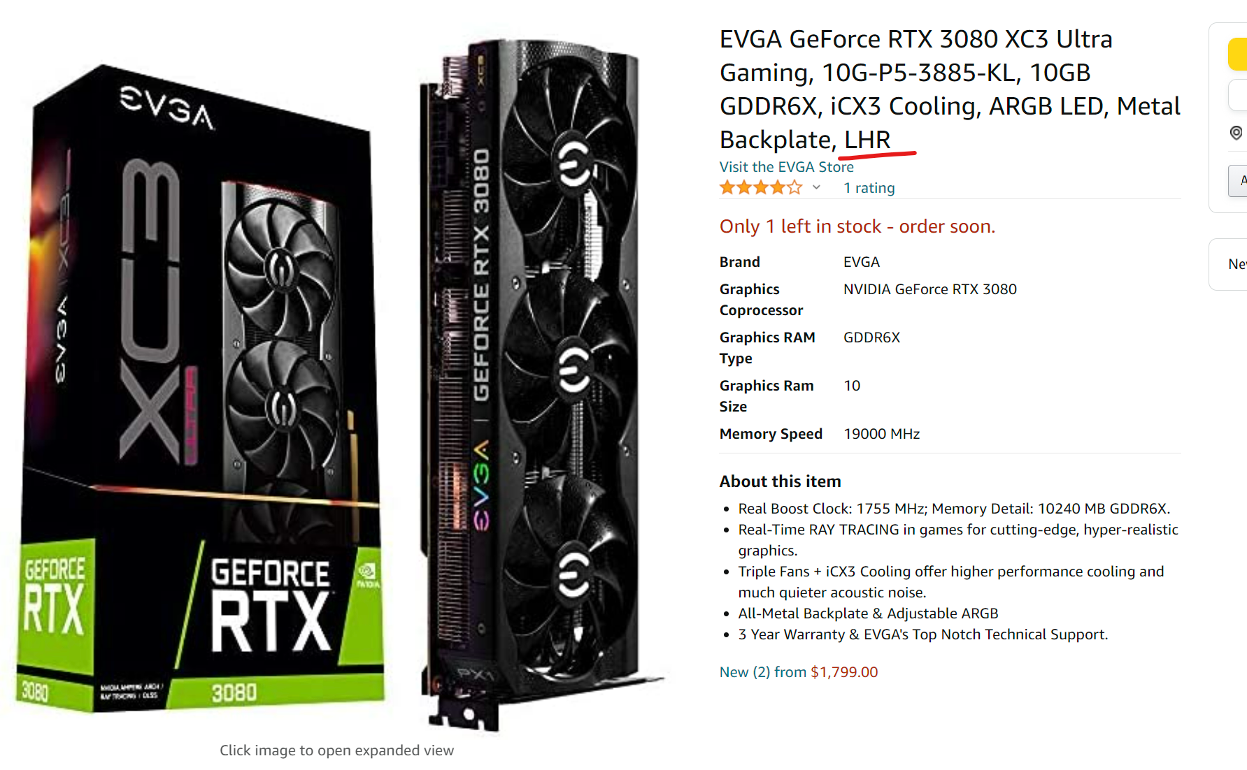 英伟达 geforce rtx 30 lhr 亚马逊