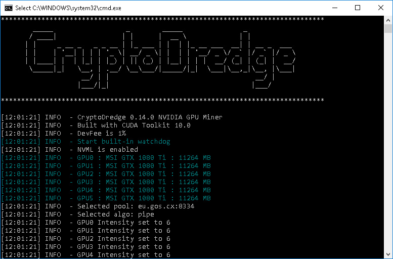 CryptoDredge 0.14.0 Nvidia майнер с поддержкой Lyra2REv3 и улучшенной производительностью