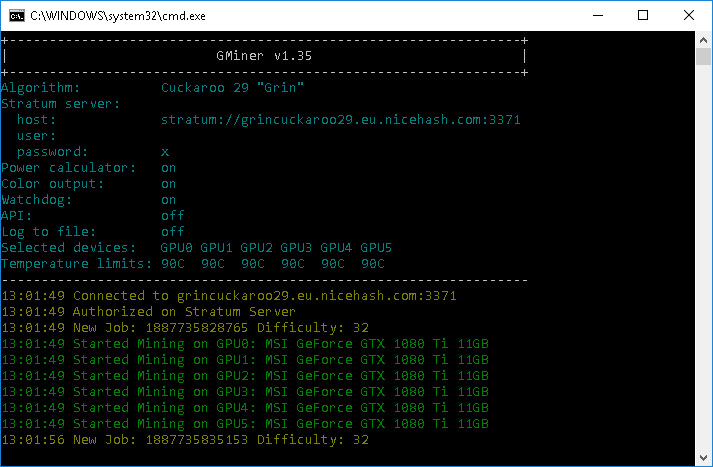 gminer-1-35 equihash amd