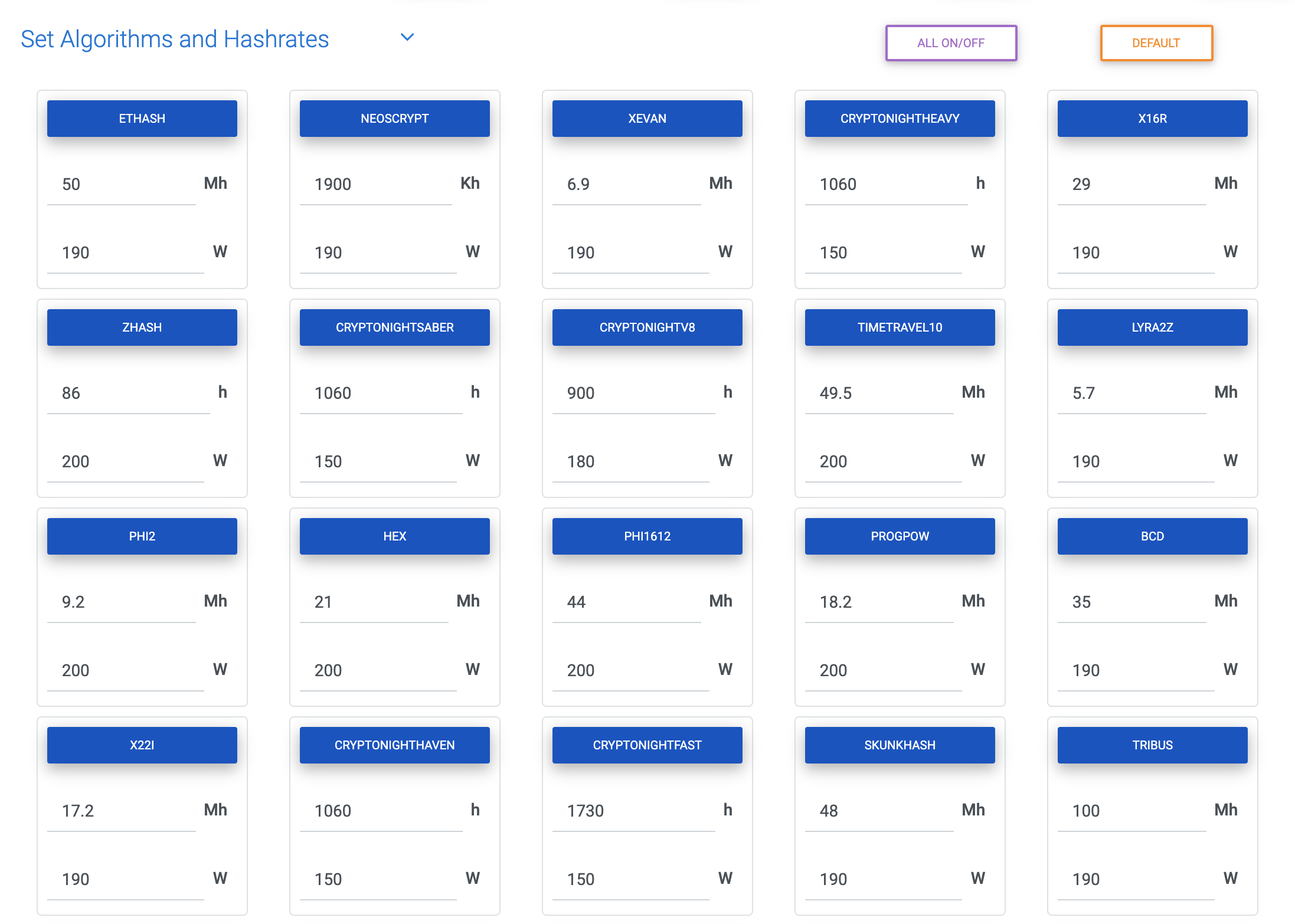 profit-mine advanced gpu calculator 2