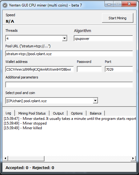 Rplant pool mining