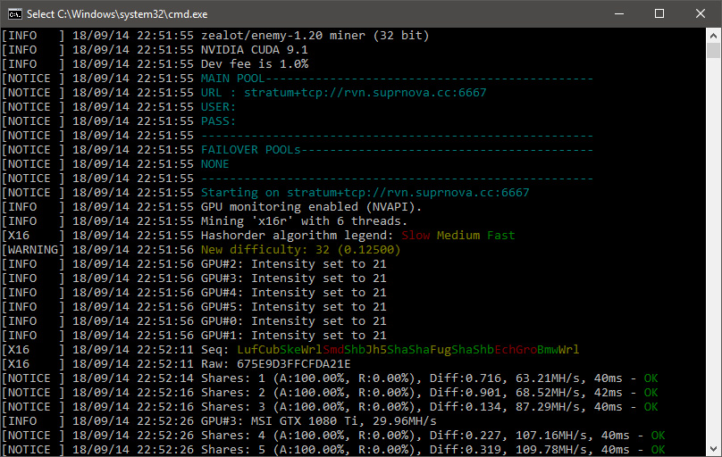 New Z-enemy 1.20 with better hashrates and BCD support.