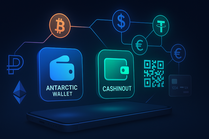 Antarctic Wallet Cashinout