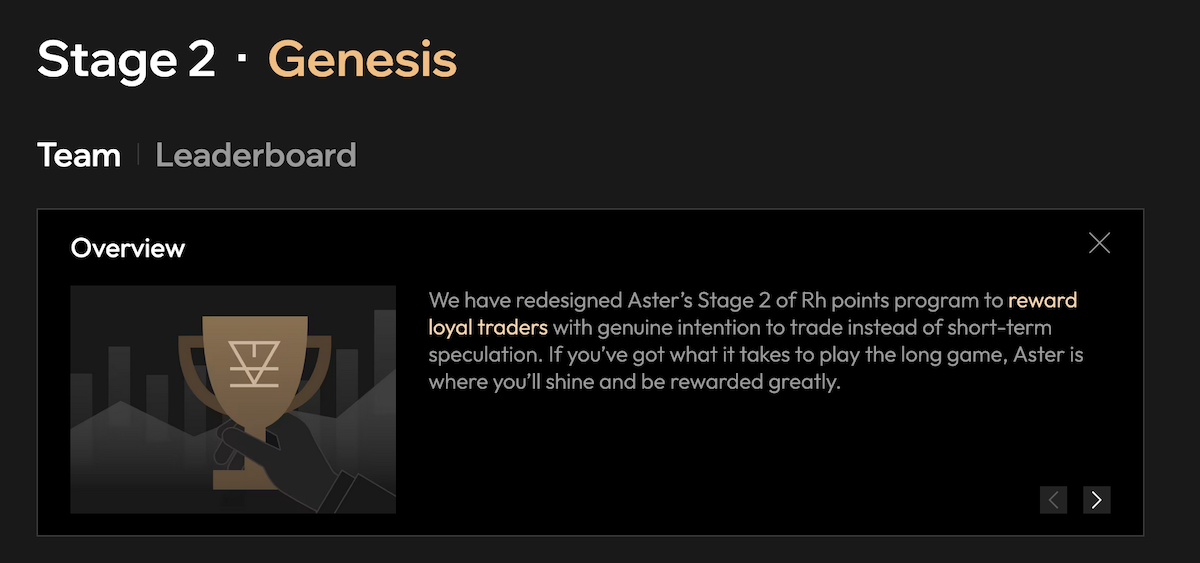 Aster Dex Stage 2 Genesis Airdrop