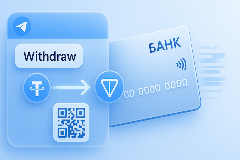 Вывод криптовалюты на банковскую карту в 2025 году через Antarctic Wallet