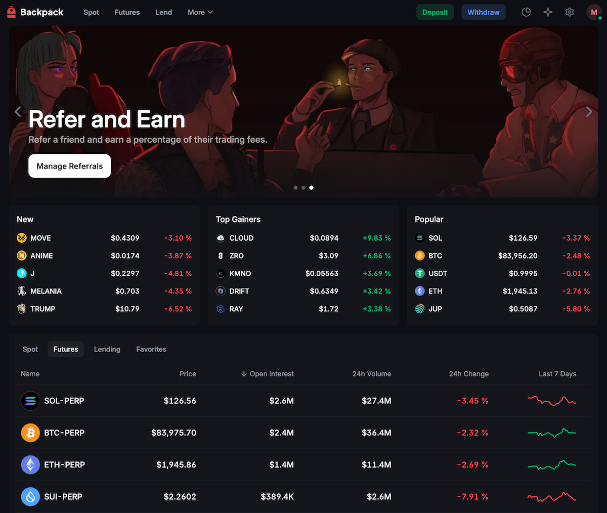 Backpack Launches First Points Farming Season