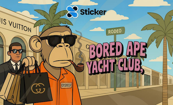 BAYC новые стикеры StickerX
