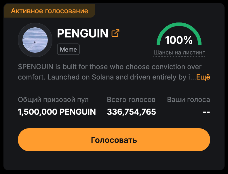 Bybit Byvotes PENGUIN