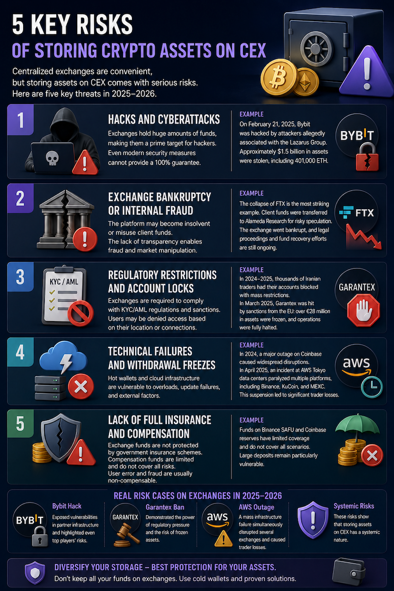 5 Common risks CEX hold
