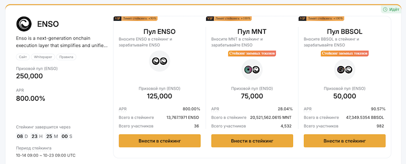 Bybit ENSO Launchpool