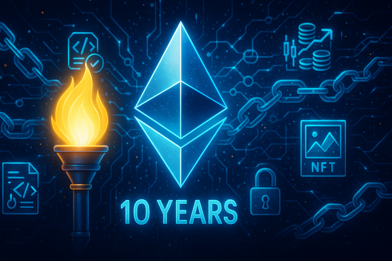 Ethereum отмечает 10 лет