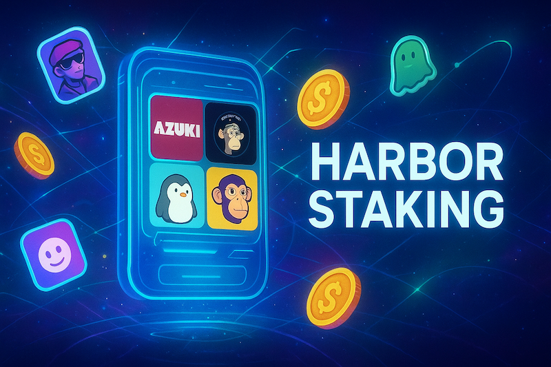 Harbor market stickers staking