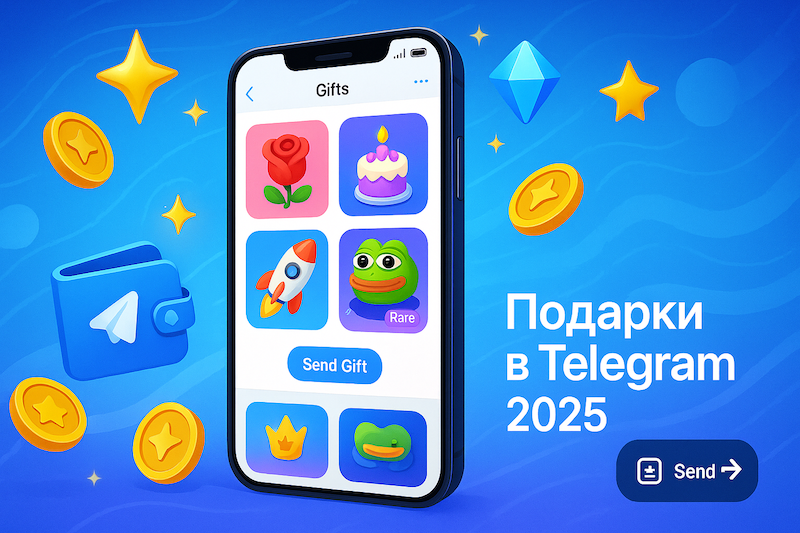 Как купить подарок в телеграм