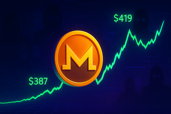Рост Monero до топ-20 криптовалют