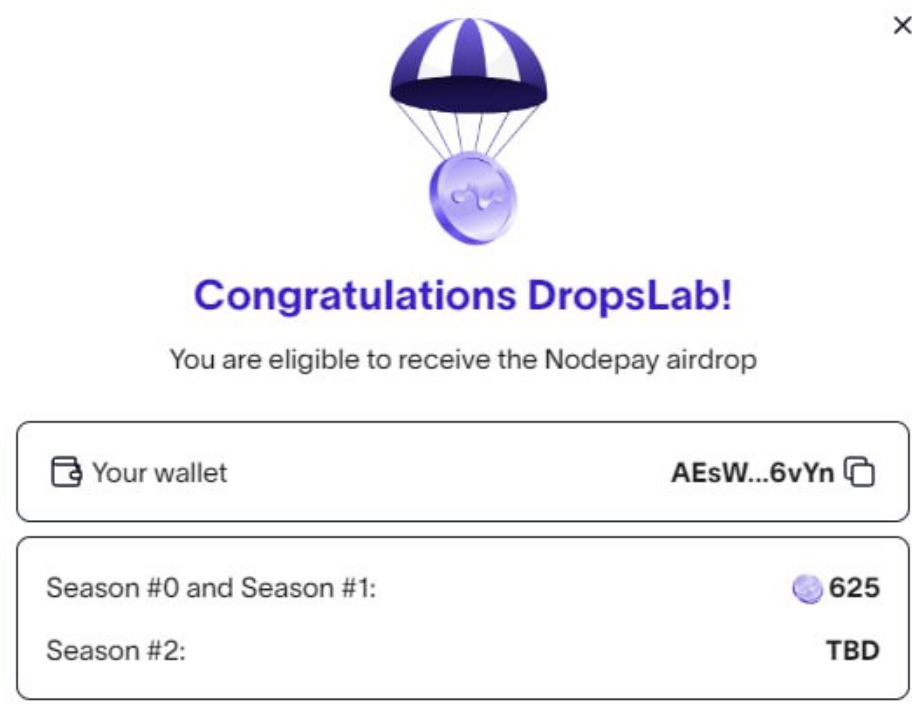 Nodepay Airdrop checker