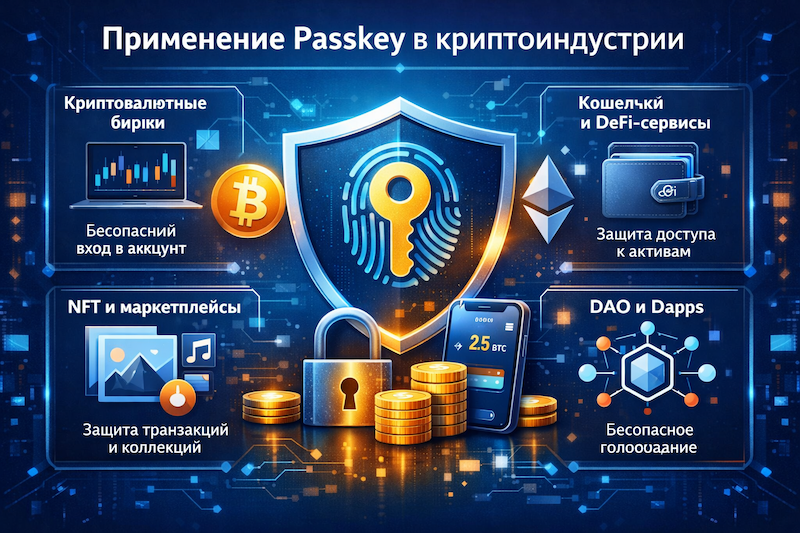 Применение Passkey в криптоиндустрии