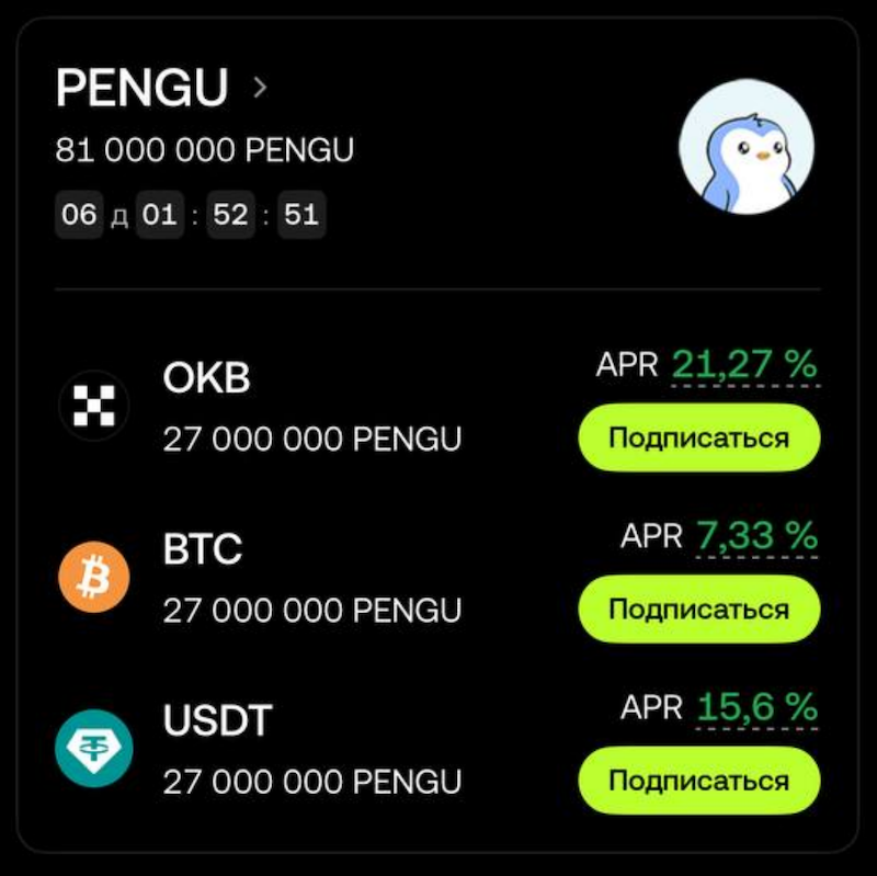 Pengu OKX Airdrop