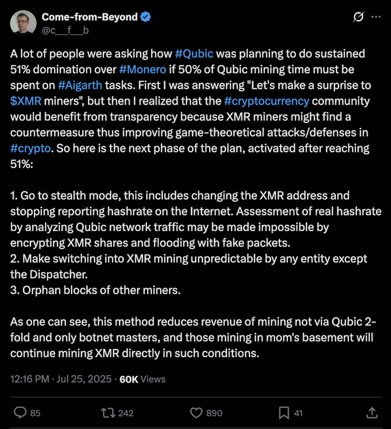 Qubic XMR