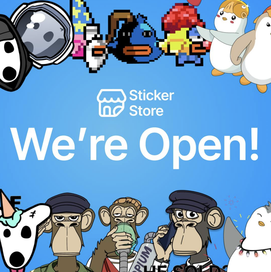 Sticker pack store