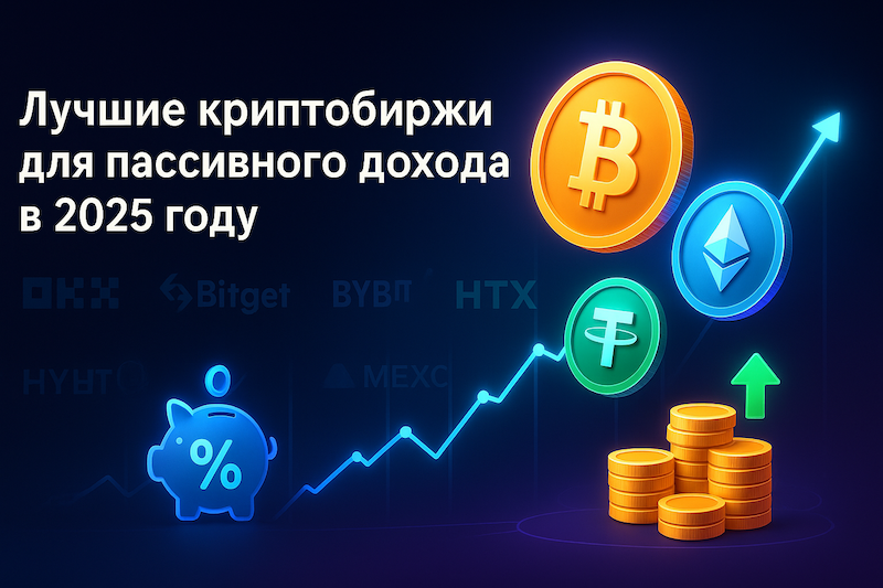Топ крипто бирж для пассивного дохода в 2025 году
