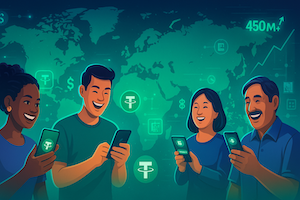 У USDT 450 миллионов пользователей