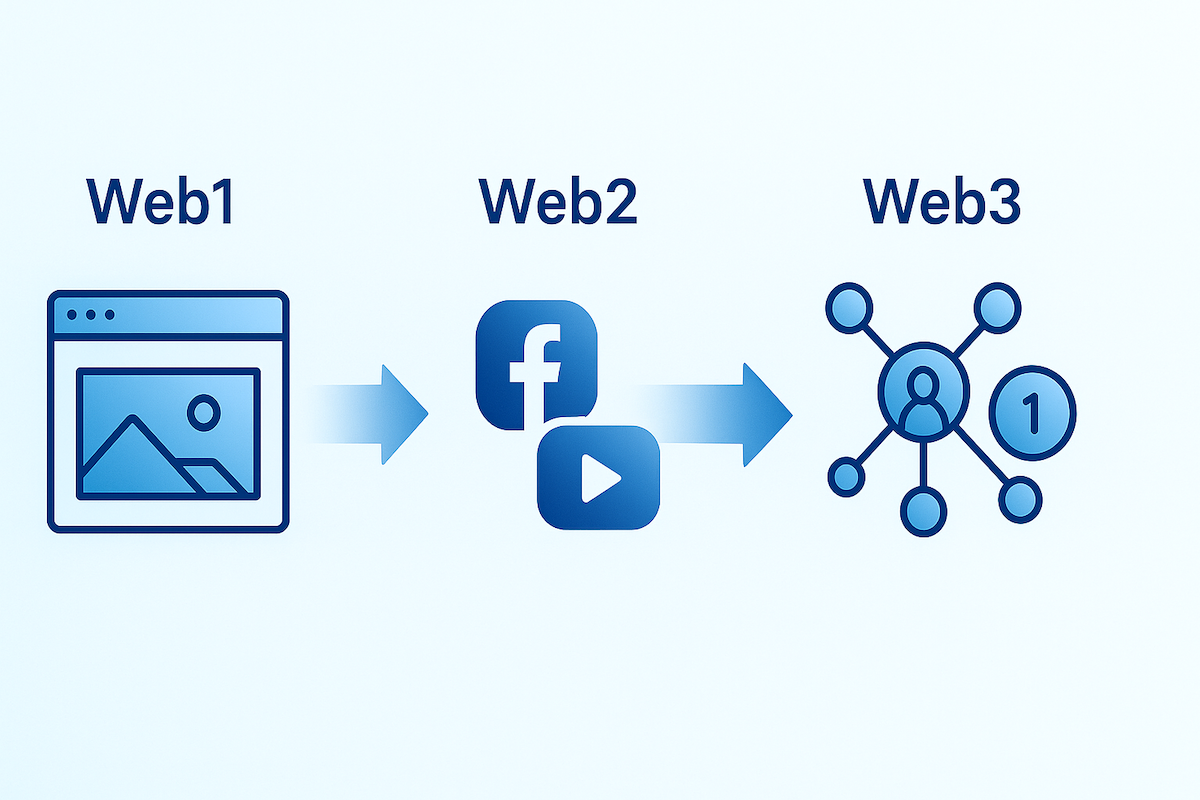 Эволюция интернета от Web1 к Web3