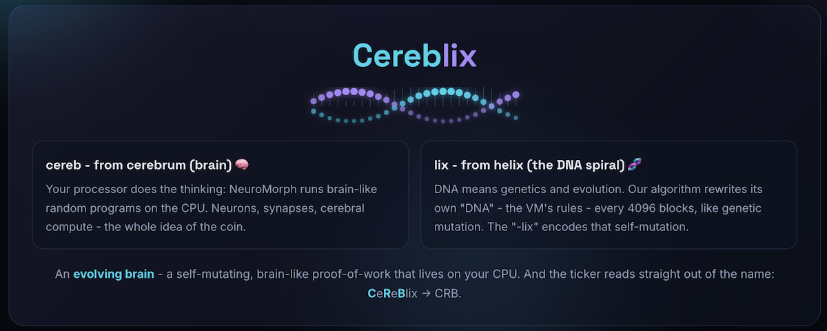 Cereblix (CRB) mining guide