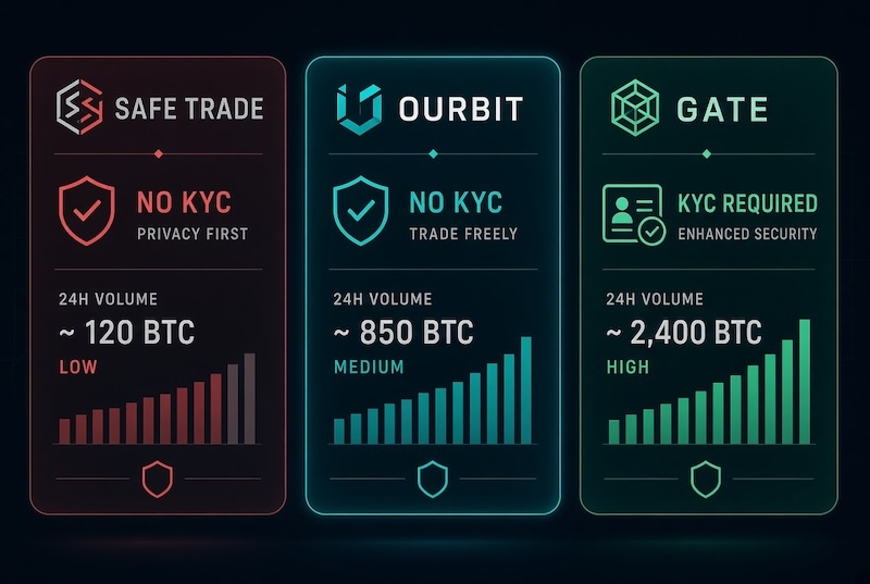 МАйнерские биржи бех KYC что выбрать