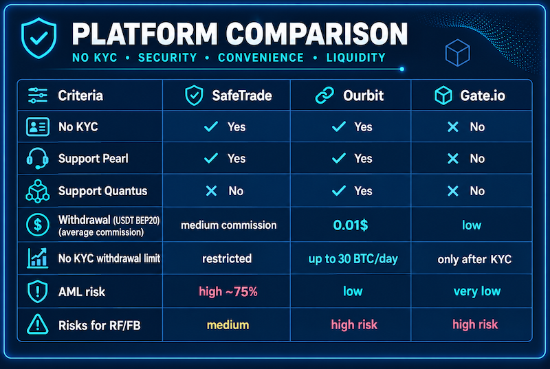 Ourbit compare