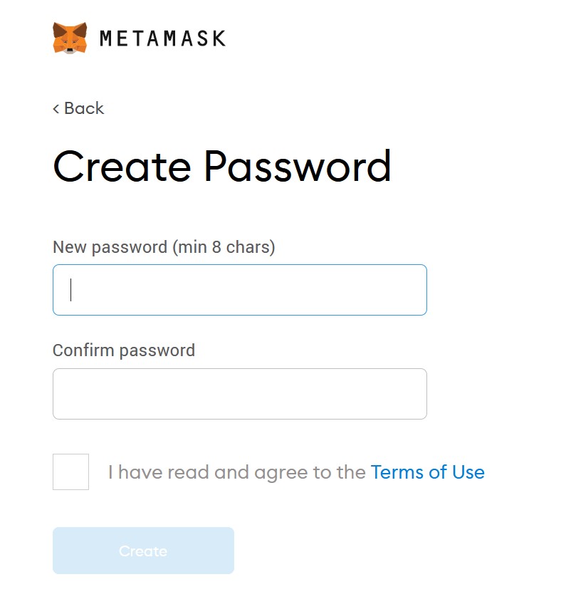 Metamask钱包的密码