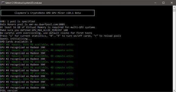 claymore cryptonote amd miner 10 1