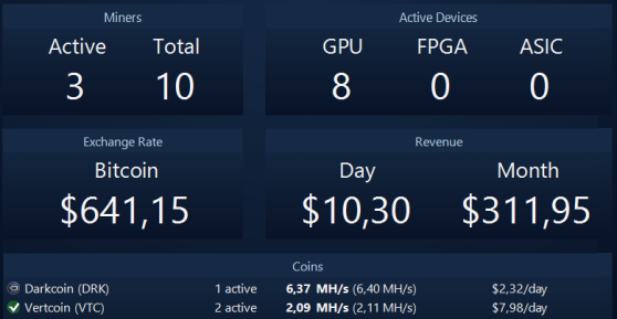 The new version of the software to monitor and manage miners: Awesome Miner 2.0