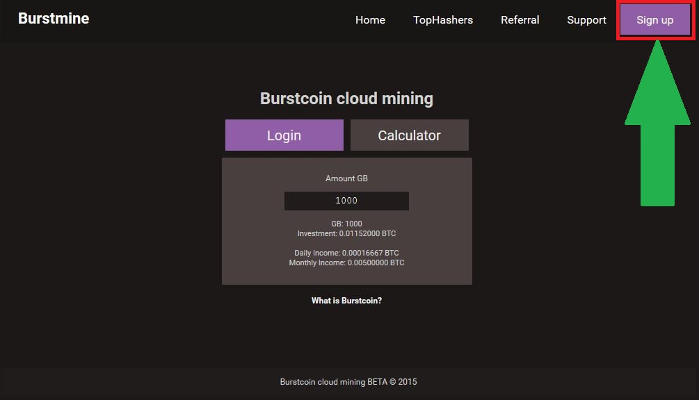 Облачный майнинг Burstcoin - обзор сервиса Burstmine