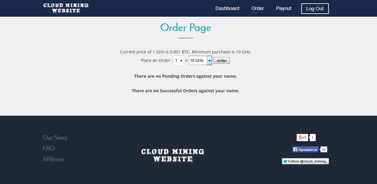 Обзор CloudMining.Website - нового сервиса облачного майнинга Bitcoin