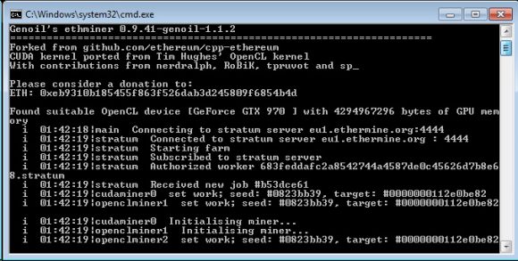 Доступен новый Ethminer 0.9.41-genoil-1.1.2 пред-релиз для Windows