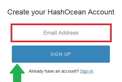 регистрация HashOcean
