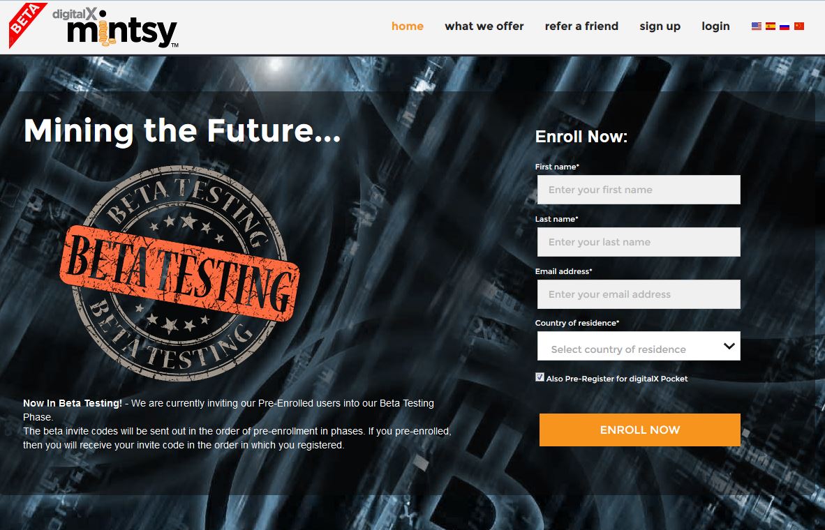 Mintsy - public beta-test of cloud mining service from cryptsy creators