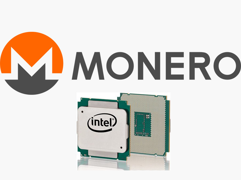 Monero Logo with Xeon E5