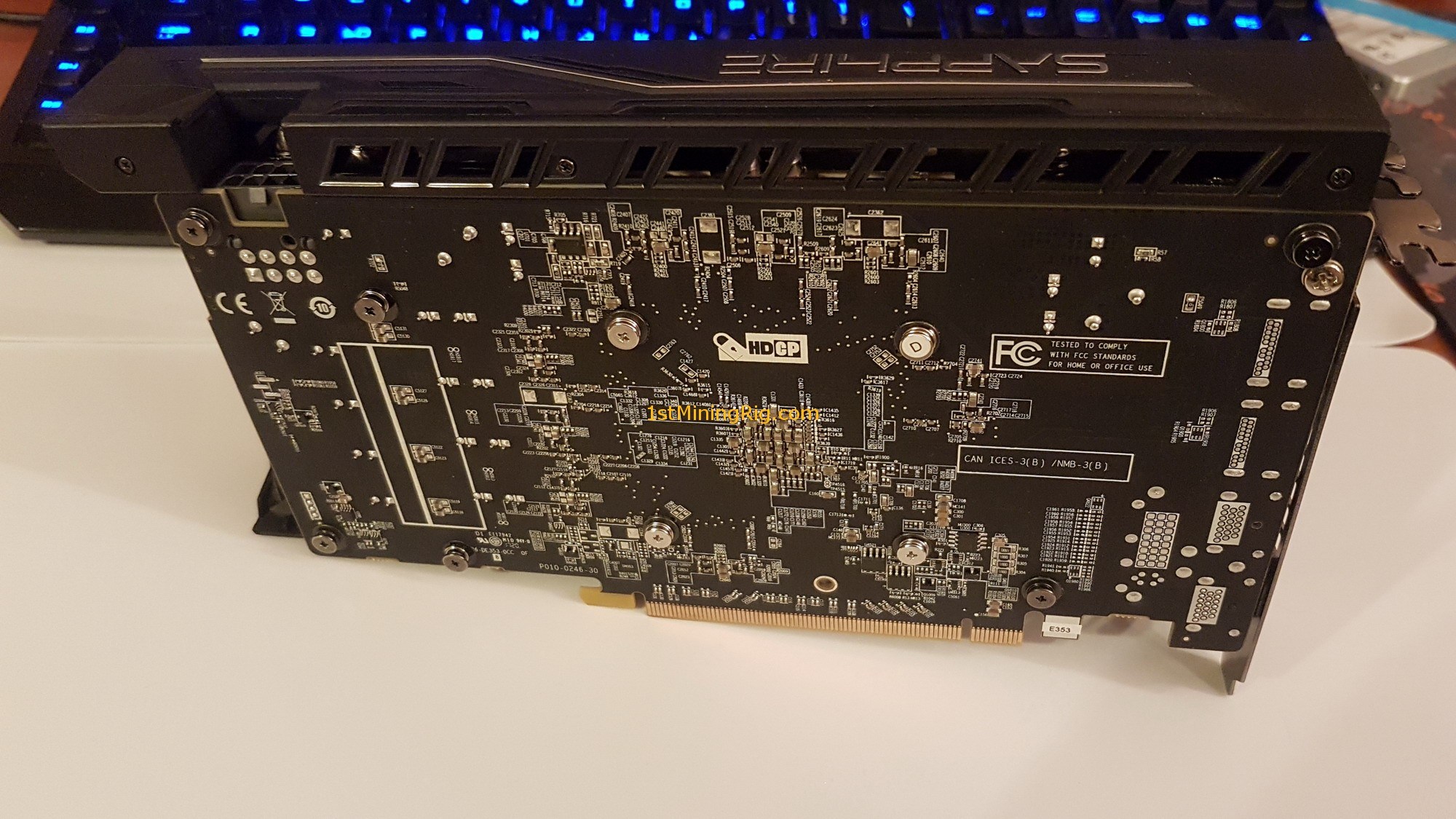 Лучший BIOS ROM для Sapphire RX 470 8GB Mining Edition с памятью Samsung (29-30 MH/s)