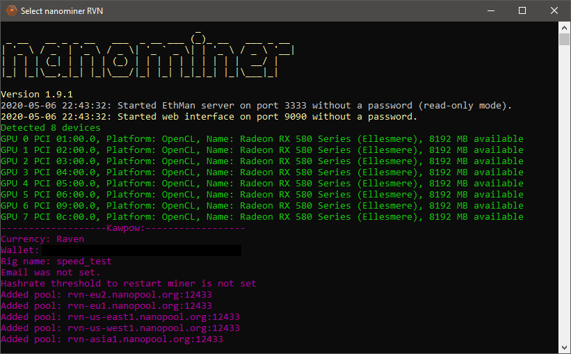 nanominer improved hashrate for Kawpow